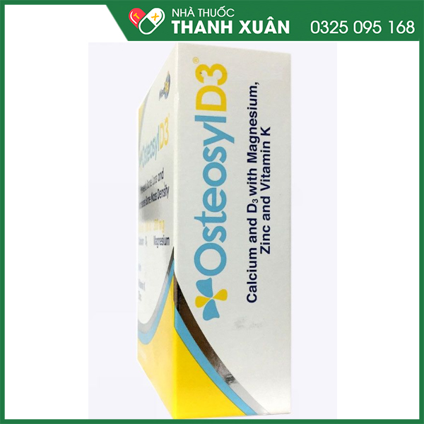 Osteosyl D3 viên uống bổ sung Vitamin D calci
